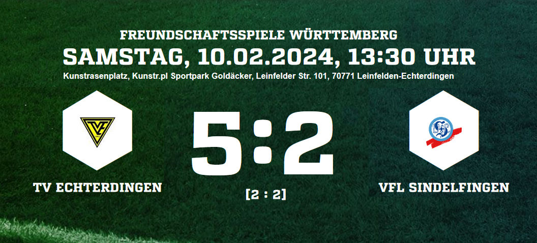 TV Echterdingen - VfL Sindelfingen 5:2