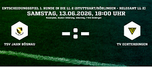 Relegation : TSV Jahn Büsnau - TV Echterdingen