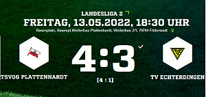 Derby-Niederlage in Plattenhardt