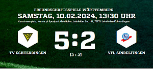 TV Echterdingen - VfL Sindelfingen 5:2