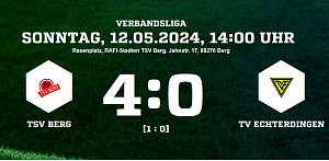 TSV Berg - TVE 4:0 (1:0)