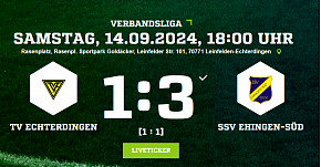 TVE - SSV Ehingen 1:3