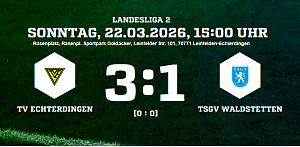TV Echterdingen - TSGV Waldstetten 3:1