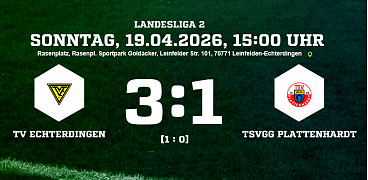 TV Echterdingen - TSVgg Plattenhardt 3:1 (1:0)