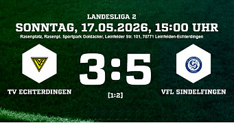 TV Echterdingen vs. VfL Sindelfingen 3:5