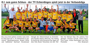 2009 Aufstieg in die Verbandsliga